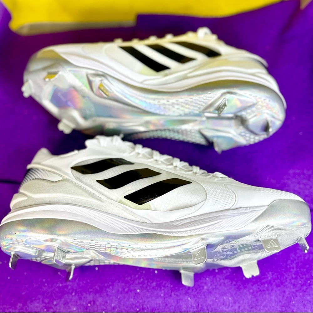 Adidas Purehustle 2 Elite FY4393 Women’s Softball Cleats Size 11.5 White New - Picture 10 of 11
